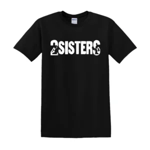 2SISTERS - Camiseta estándar logo Front/Tras Modelo 1