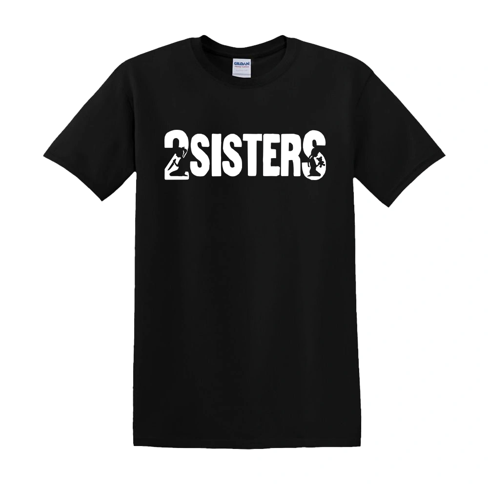2SISTERS - Camiseta estándar logo Front/Tras Modelo 1